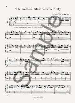 Easiest Studies Velocity Op.83 von Cornelius Gurlitt 