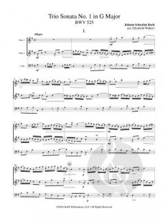 Trio Sonata No. 1 in G Major BWV 525 von Johann Sebastian Bach 