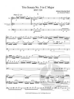 Trio Sonata No. 5 in C Major BWV 529 von Johann Sebastian Bach 