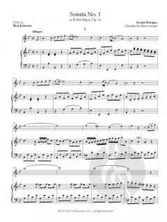 Sonata No. 1 op. 1a von Joseph Bologne 