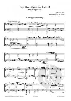 Peer Gynt Suite No. 1 op. 46 von Edvard Grieg 