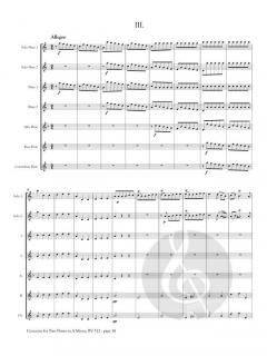 Concerto for 2 Flutes in A Minor RV 522 von Antonio Vivaldi 