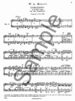 Piano Concerto E Flat Major K482 von Wolfgang Amadeus Mozart 