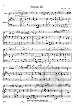 Sonata No. 3 In D Violin Piano von Jean-Marie LeClair im Alle Noten Shop kaufen
