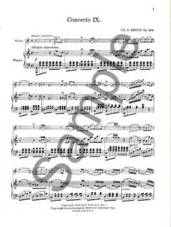 Concerto No. 9 A Minor Op. 104 von Charles-Auguste de Beriot 