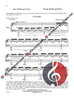 From Holbergs Time Op. 40 von Edvard Grieg 