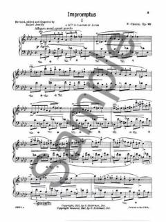 Impromptus For Piano von Frédéric Chopin 