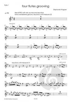 4 flutes grooving von Stefanie Wagner 