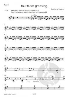 4 flutes grooving von Stefanie Wagner 