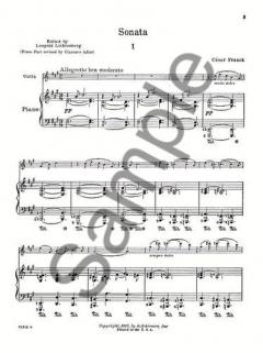 Sonata For Violin And Piano von Cesar Franck im Alle Noten Shop kaufen