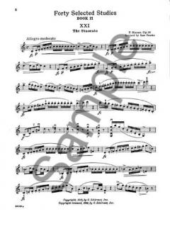 40 Selected Studies Op. 36 Book 2 von Jacques-Féréol Mazas 