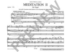 Meditation II WV 74 Nr. 2 von Markus Lehmann-Horn 