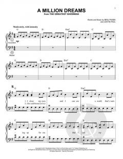 A Million Dreams von Benj Pasek (Download) 