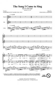 The Song I Came To Sing von Craig Hella Johnson (Download) 