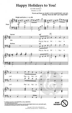 Happy Holidays To You! von Mary Lynn Lightfoot (Download) 