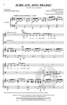 Jubilate, Sing Praise! von Diane Hannibal (Download) 