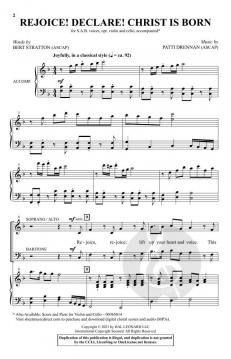 Rejoice! Declare! Christ Is Born von Bert Stratton (Download) 