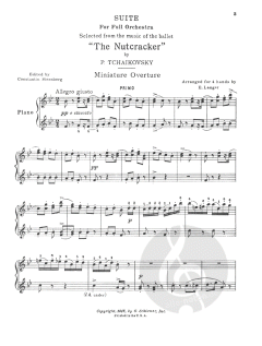 Nutcracker Suite Op.71 Piano Four Hands von Pjotr Iljitsch Tschaikowski 