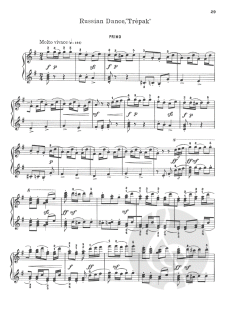Nutcracker Suite Op.71 Piano Four Hands von Pjotr Iljitsch Tschaikowski 