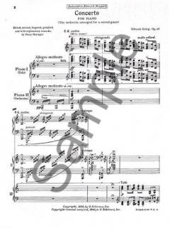 Concerto For Piano In A Minor Op.16, 2 Pianos 4 Hands von Edvard Grieg 