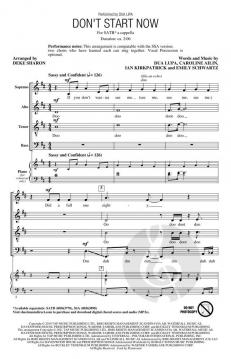 Don't Start Now von Dua Lipa (Download) 