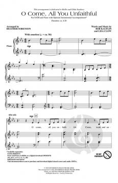 O Come All You Unfaithful von Bob Kauflin (Download) 
