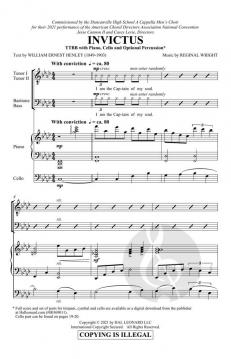 Invictus von William Ernest Henley/Reginal Wright (Download) 