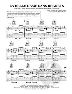 La Belle Dame Sans Regrets von Dominic Miller (Download) 