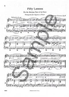 50 Lessons Op.9 von Guiseppe Concone 