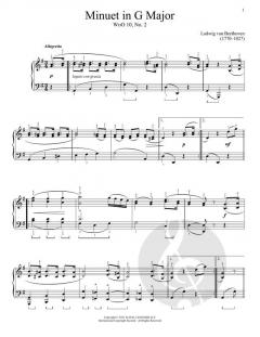 Minuet In G Major, WoO 10, No. 2 von Ludwig van Beethoven (Download) 