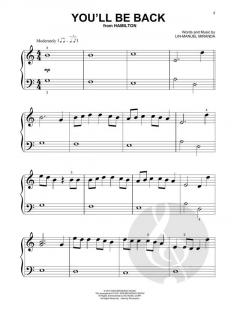 You'll Be Back von Lin-Manuel Miranda (Download) 