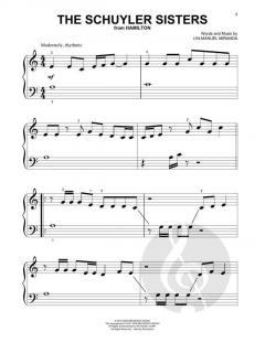 The Schuyler Sisters von Lin-Manuel Miranda (Download) 