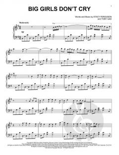 Big Girls Don't Cry [Classical version] von Fergie (Download) 
