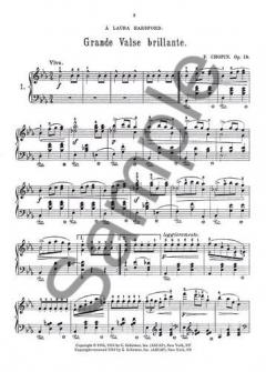 Waltzes Book 1 Complete Works For The Piano von Frédéric Chopin 