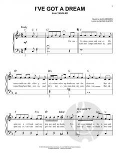 I've Got A Dream von Alan Menken (Download) 