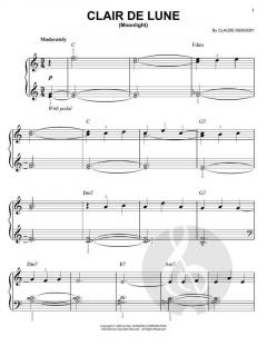 Clair De Lune von Claude Debussy (Download) 