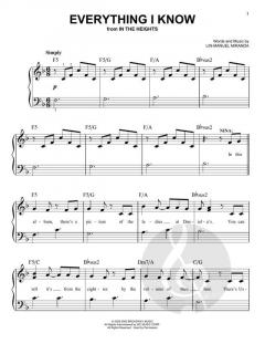 Everything I Know von Lin-Manuel Miranda (Download) 