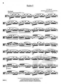 6 Suiten für Violoncello solo von Johann Sebastian Bach 