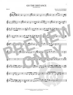 Go The Distance von David Zippel (Download) 