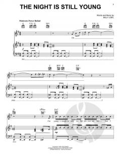 The Night Is Still Young von Billy Joel 