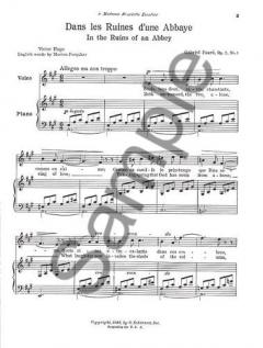 25 Selected Songs von Gabriel Fauré 