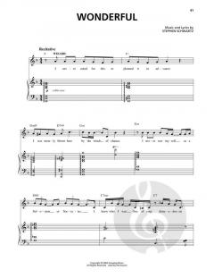 Wonderful von Stephen Schwartz 