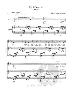 25 Selected Songs von Gabriel Fauré 