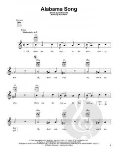 Alabama Song von Kurt Weill (Download) 