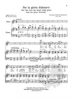 24 Italian Songs And Arias Of The 17th & 18th Century 