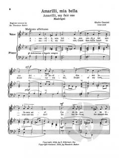 24 Italian Songs And Arias Of The 17th & 18th Century 