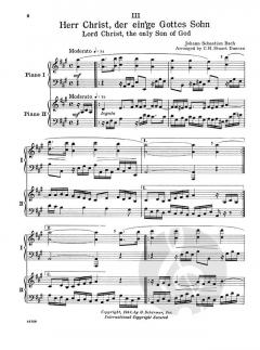 11 Chorale Preludes From The Little Organ Book von Johann Sebastian Bach 