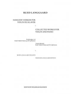 Collected Works for Violin and Piano von Rued Langgaard im Alle Noten Shop kaufen