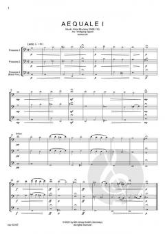 2 Aequale von Anton Bruckner 