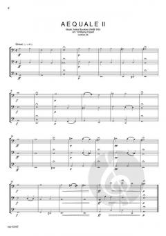 2 Aequale von Anton Bruckner 